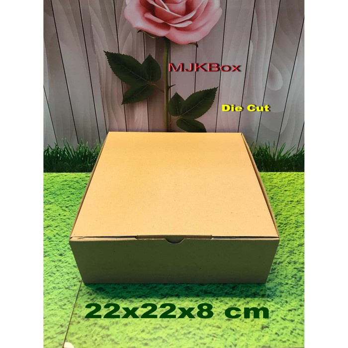 

MURAH KARDUS/ KARTON/BOX UK. 22X22X8 CM.........MODEL KARDUS PIZZA