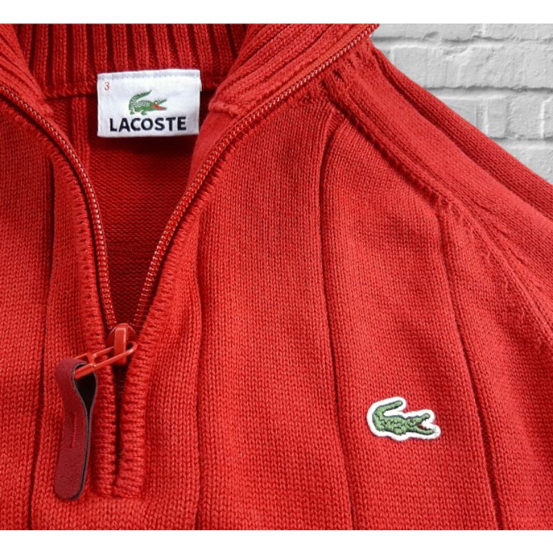sweater lacoste , knitwear lacoste , RAJUT LACOSTE