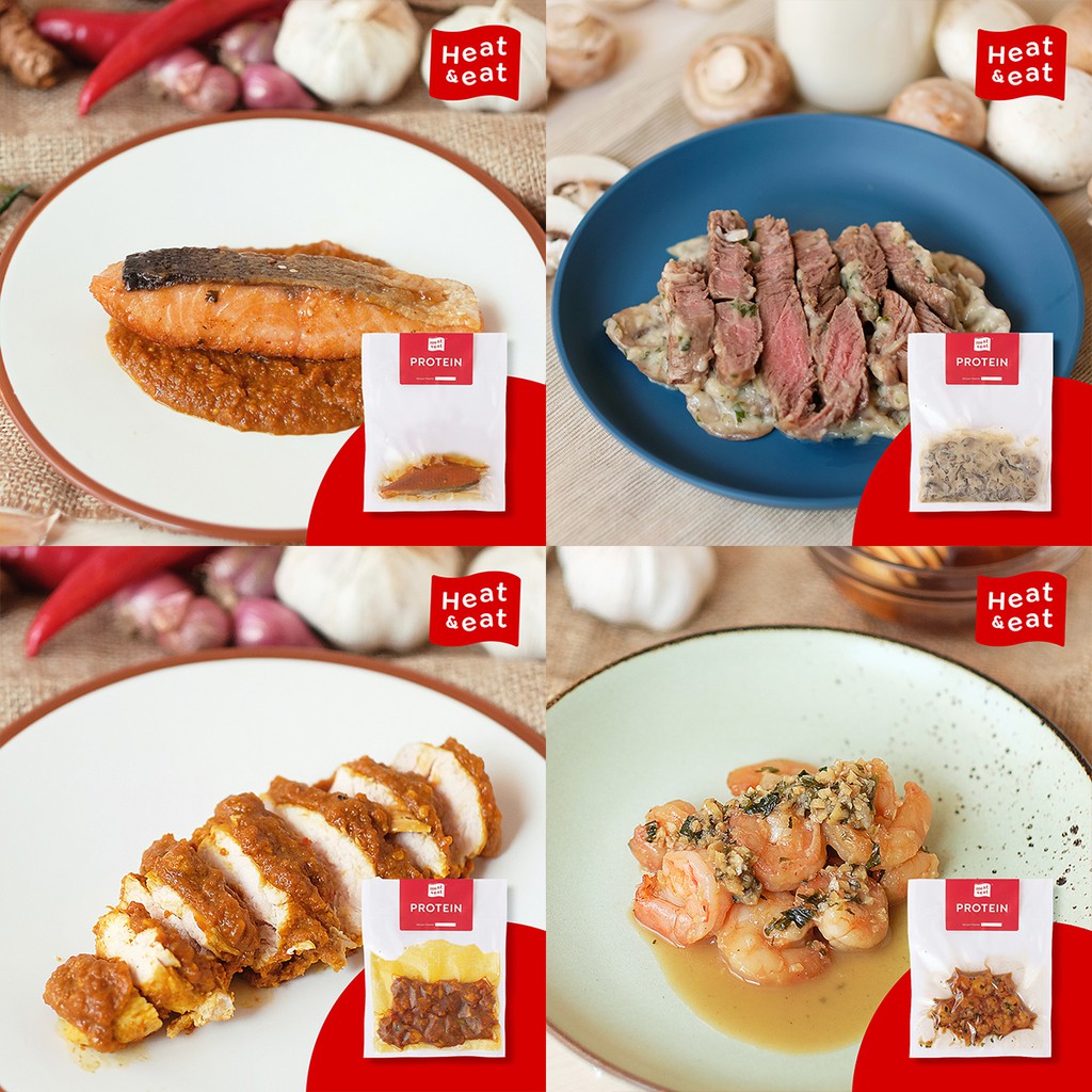 

DafitHeat PROTEIN 120gr (36 varian) - Dapurfit Heat n Eat - Healthy Tasty Frozen Meal