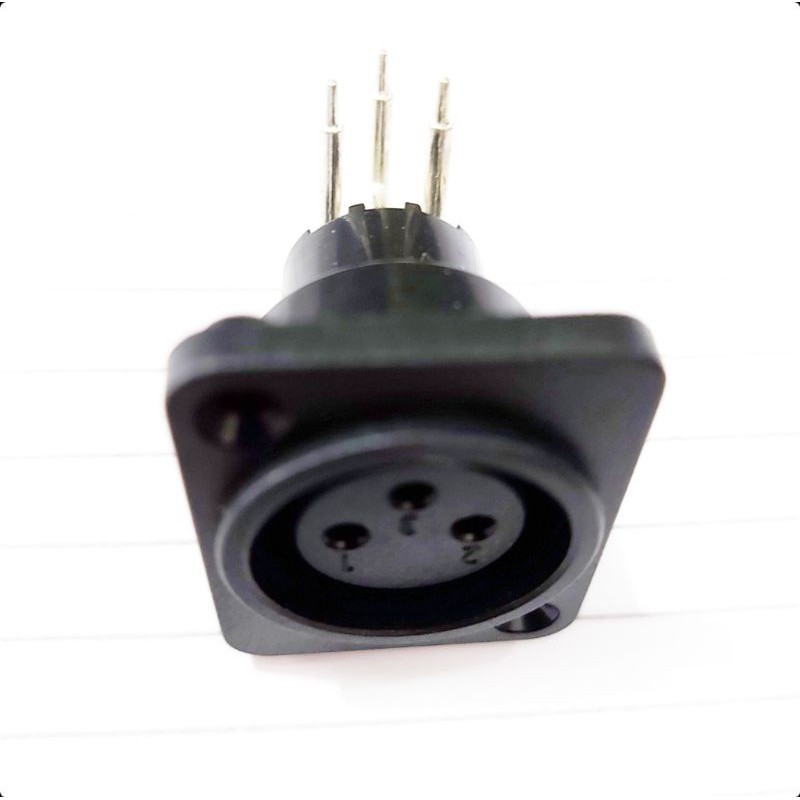 Soket canon Xlr body plastik