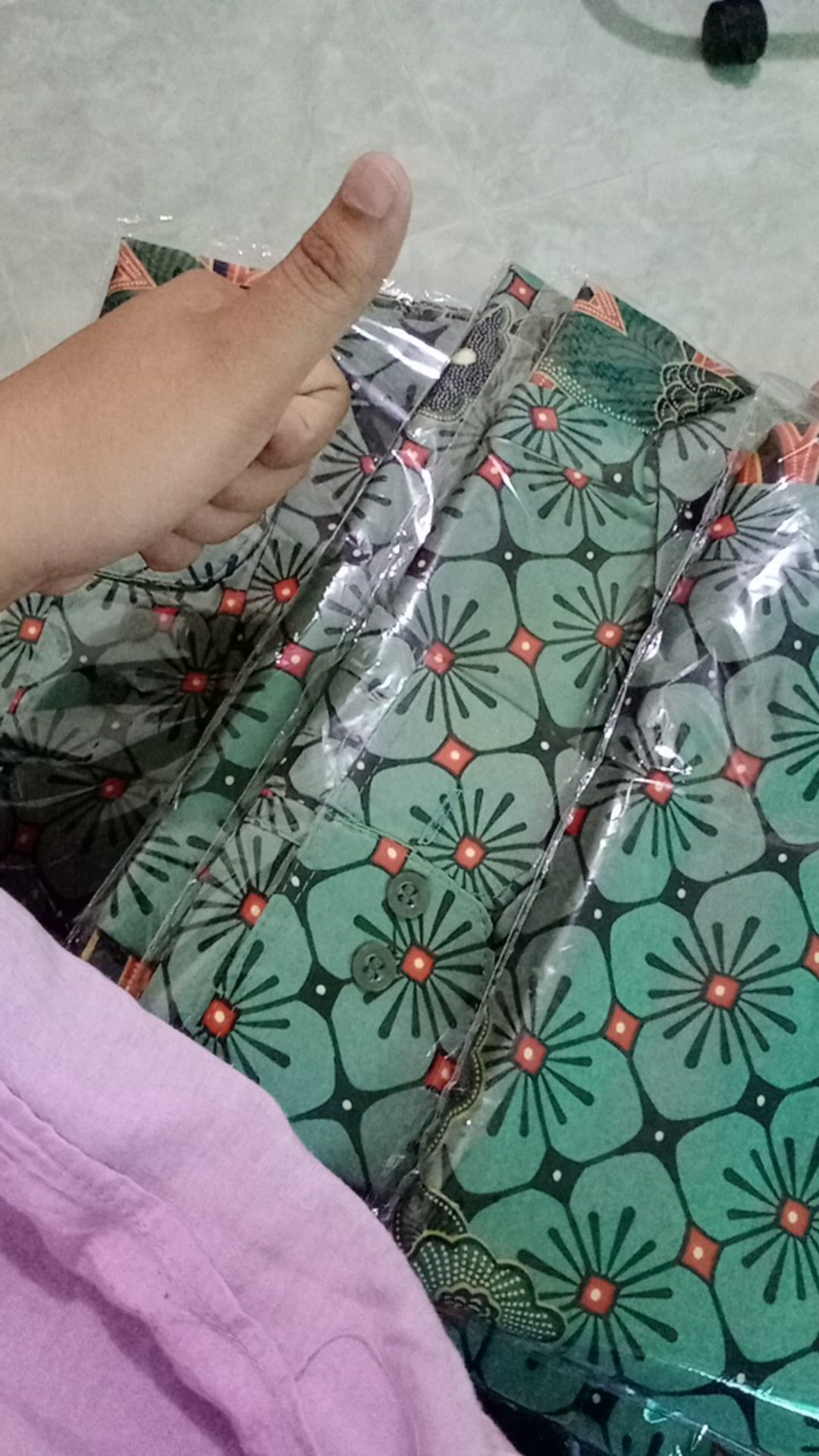 Atasan Batik Premium - Semi Sutra Sutera Silky Kombinasi Furing Istimewa Super Licin Dan Kilau