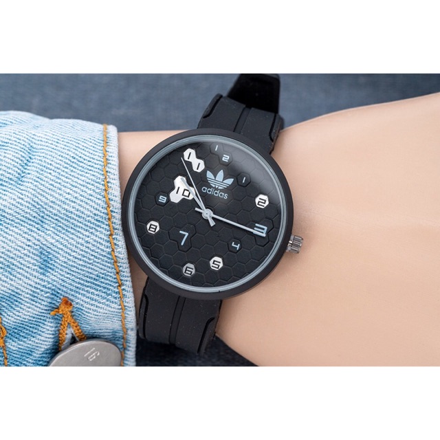 Jam Tangan Unisex Adidas 8314 rubber