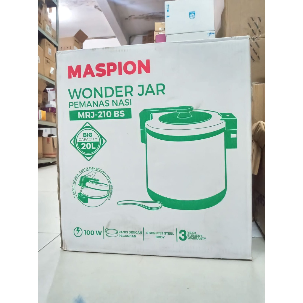 Maspion Magic Jar Rice Jar Cooker MRJ 210BS MRJ- 210BS 20 Liter