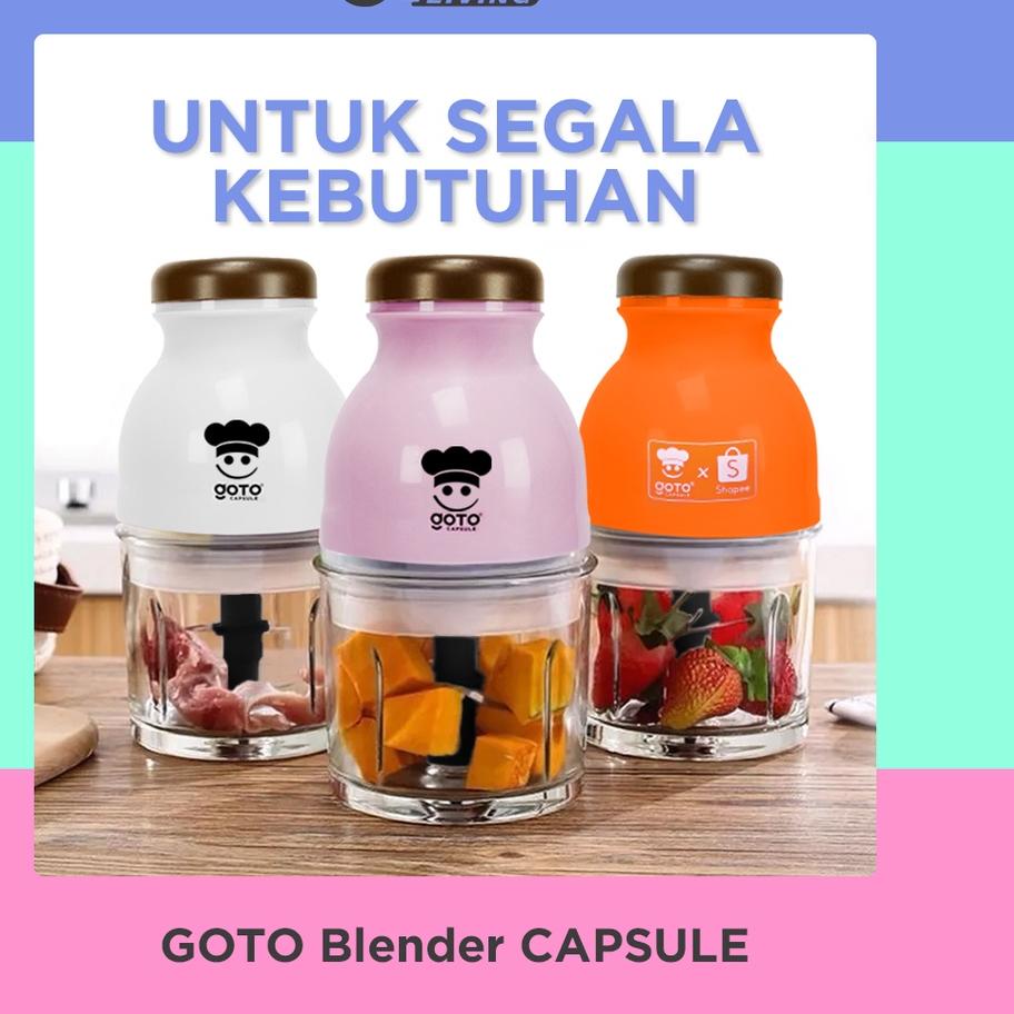 Goto Capsule Blender Cutter Quatre Kapsul Penggiling Daging