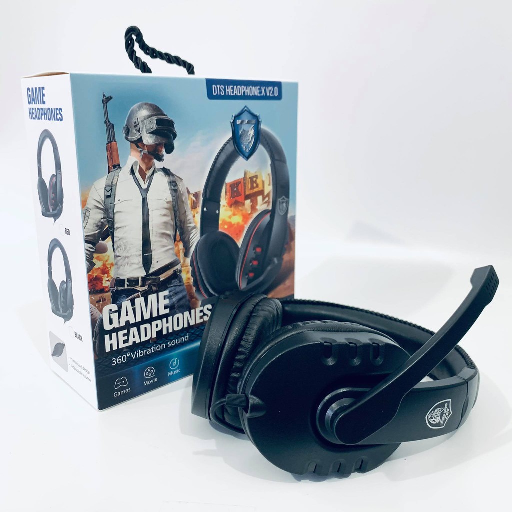 Headphone Gaming Super Bass Headset With Mix PUBG -Support Pc GM-002