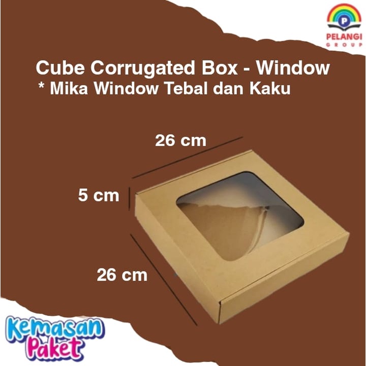 

KOTAK SOUVENIR MIKA / CORRUGATED BOX MIKA 26 x 26 x T5 / BOX CRAFT MIKA / WINDOW CORRUGATED BOX