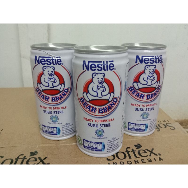 

Susu Steril Bear Brand 189ml-Exp Des 22