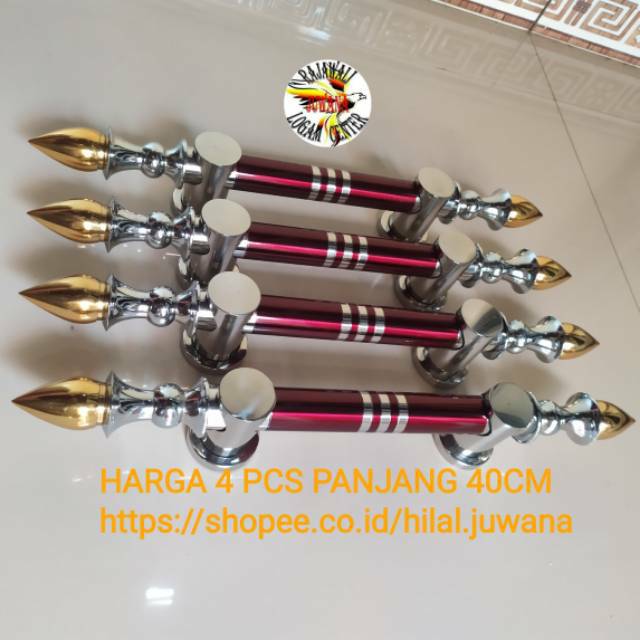 HANDLE STAINLESS PANJANG 40CM GAGANG TARIKAN PINTU RUMAH MINIMALIS