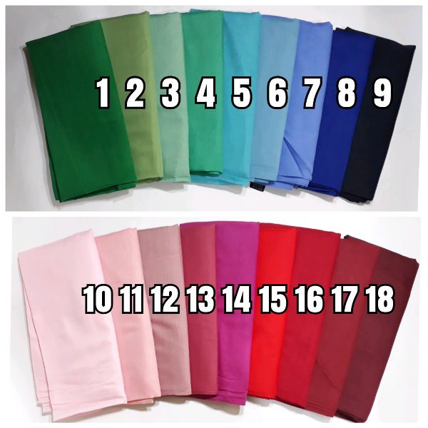 Hijab Kerudung Jilbab Segi Empat Syari Jumbo Umama