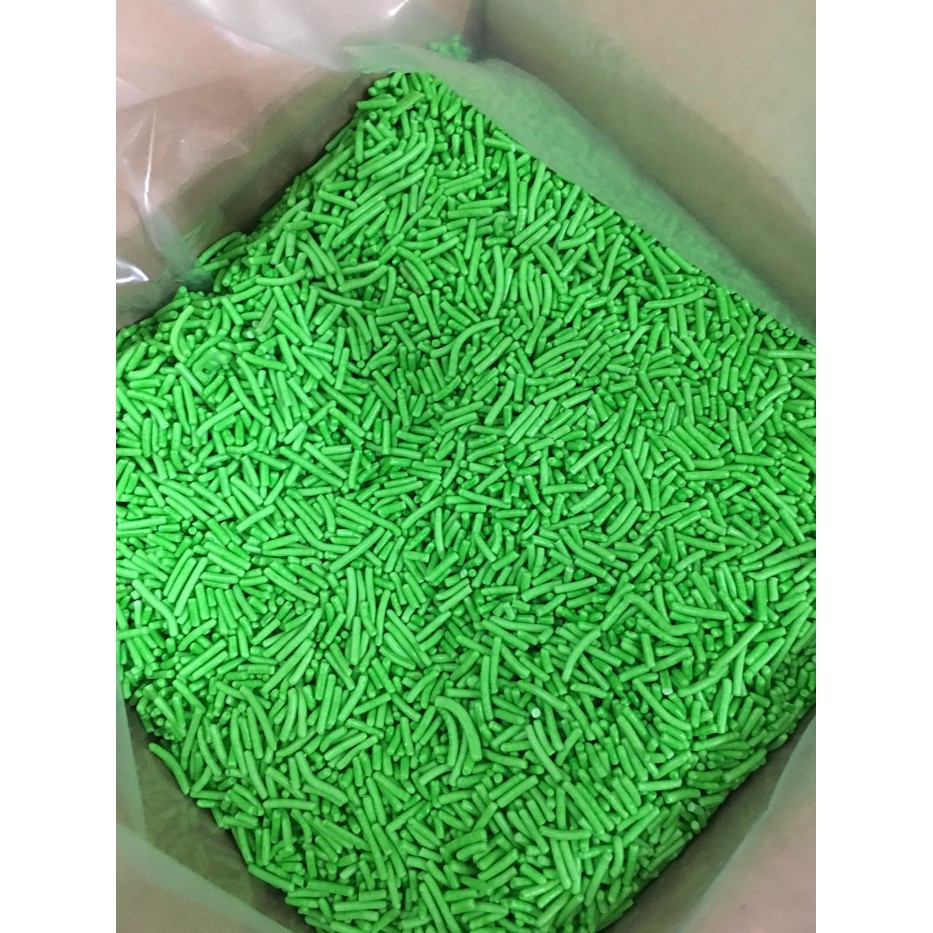 

Meses LAGIE butir coklat warna Hijau Green enak repack 250 gram