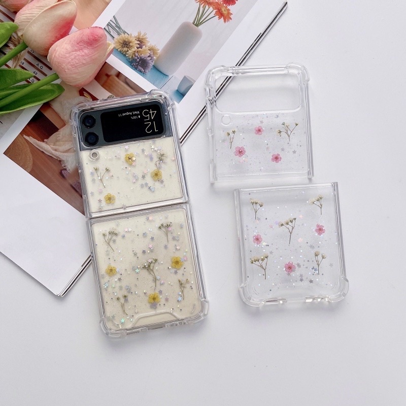 SAMSUNG Z FLIP 4 Z FOLD 4 ZFLIP4 FLIP4 CASING Motif Dry Flower READY ZFLIP 3 ZFOLD 4 3 2 READY