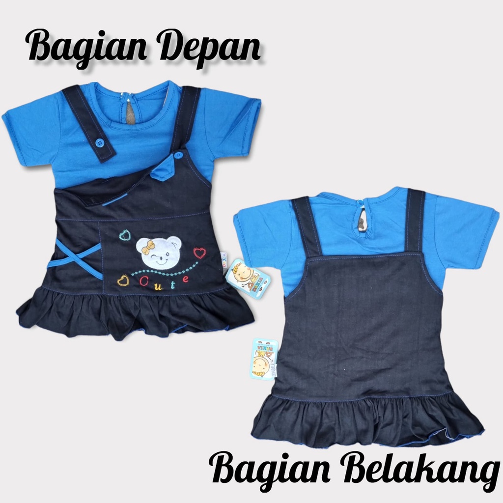 Baju Bayi Perempuan/ Dress Bayi Perempuan / Setelan Bayi Anak Perempuan / Baju Setelan Kodok Anak Perempuan