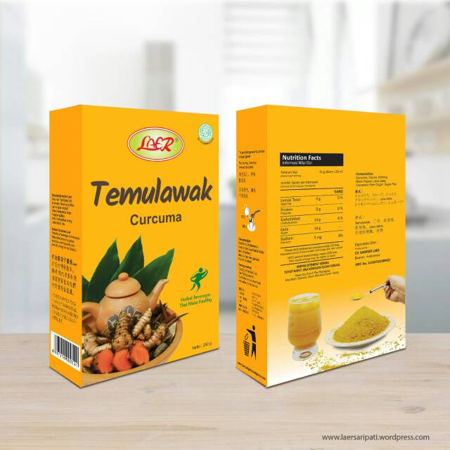 

LAER TEMULAWAK INSTAN 250Gram