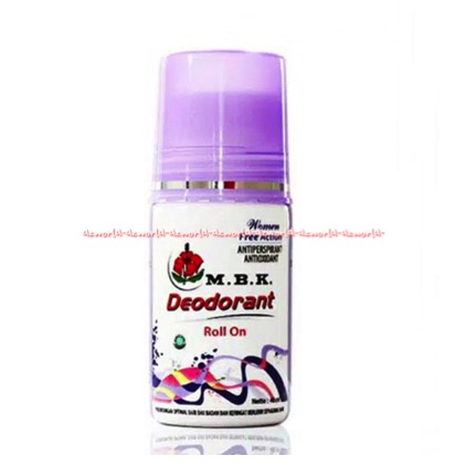 MBK Deodorant Roll On Woman Antioxidant 40ml Deodoran Wanita M.B.K Deodorant Rollon Pink Ungu