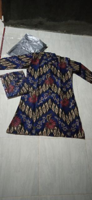 Tunik Batik Printing Modern / Seragam Batik / Bayar Dirumah / Atasan Muslim Wanita Lengan Panjang