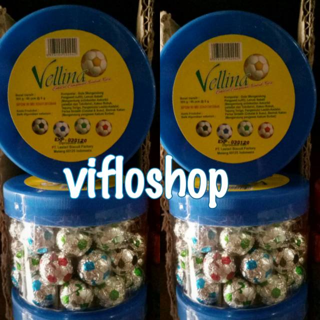 

Vellina Coklat Bola / Vellina Chocolate Balls (Toples isi 60 pcs)