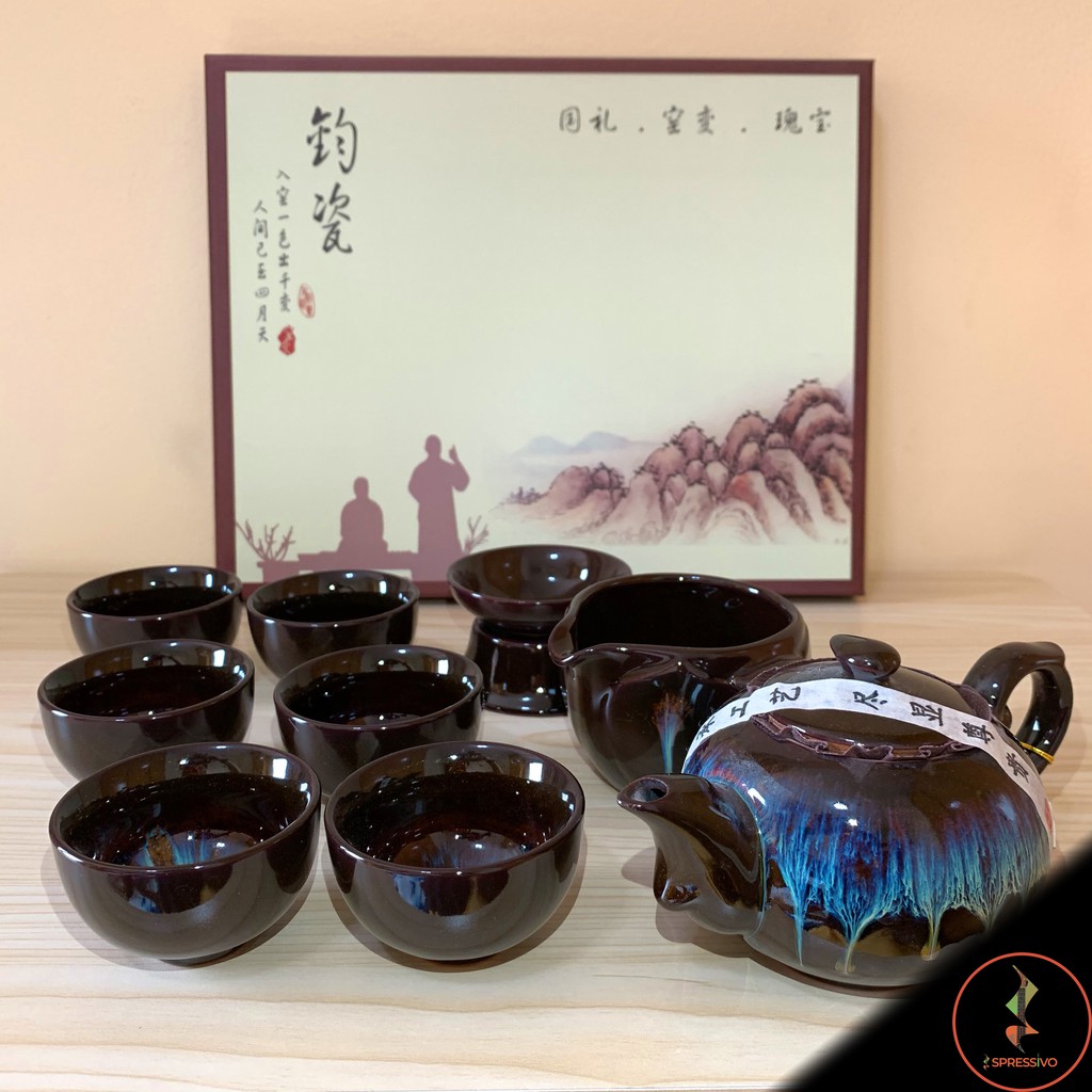 Teko 200ml + 6 Cangkir Saringan teh chinese tea set teapot [1002]