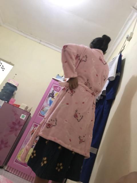Ff-pj9876 Bathrobe Kimono Jubah Mandi Wanita Elegan Cantik High Barang Import 100% Dijamin Pastinya