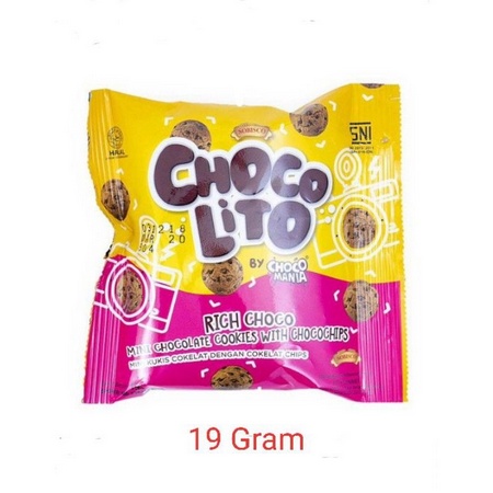 

Choco Lito by choco mania rich choco cookies 19 gr x 10 pcs