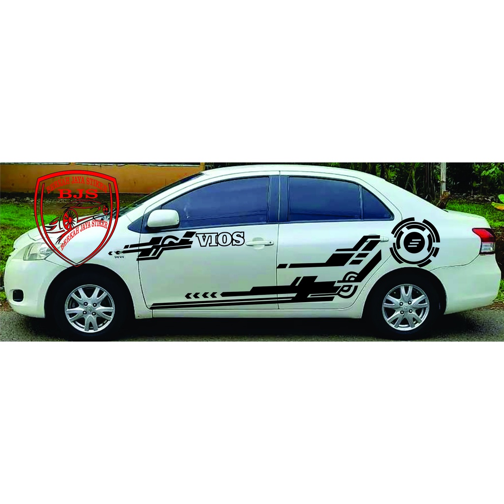 Stiker Mobil Vios Lancer Bmw Sticker Mobil Sedan All Tipe