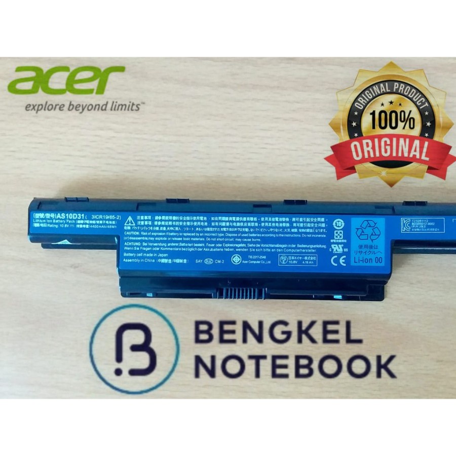 Baterai Laptop Acer Aspire E1-431 V3-471G 5740 5750G 8472 AS10D31 AS10D3E AS10D41 AS10D61 AS10D71 4750