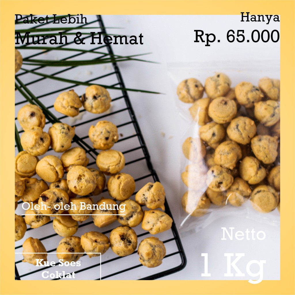 

Cemilan instant/Soes Coklat/1Kg/cemilan/snack/murah/oleh oleh/cemilan kiloan/cemilan sehat/terlaris