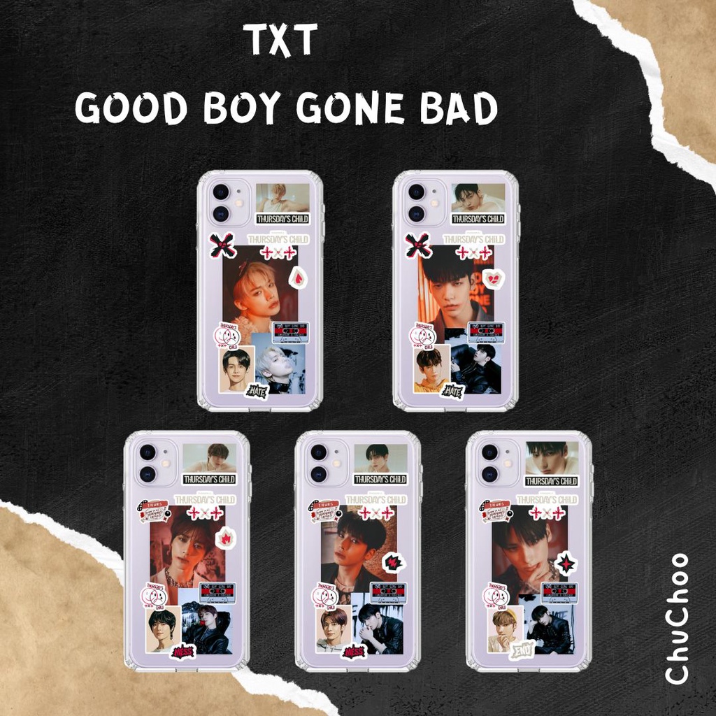 ChuChoo DIY Case TXT Good Boy Gone Bad Yeonjun Soobin Beomgyu Taehyun Hueningkai (Baca Deskripsi)