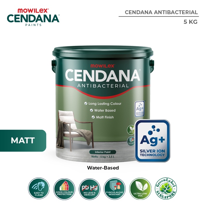 Cendana Antibacterial Cat Tembok Interior - 5 Kg
