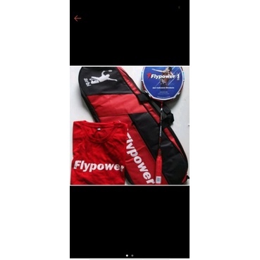 Raket Badminton Flypower Tornado 800 ORI Free Tas & Kaos