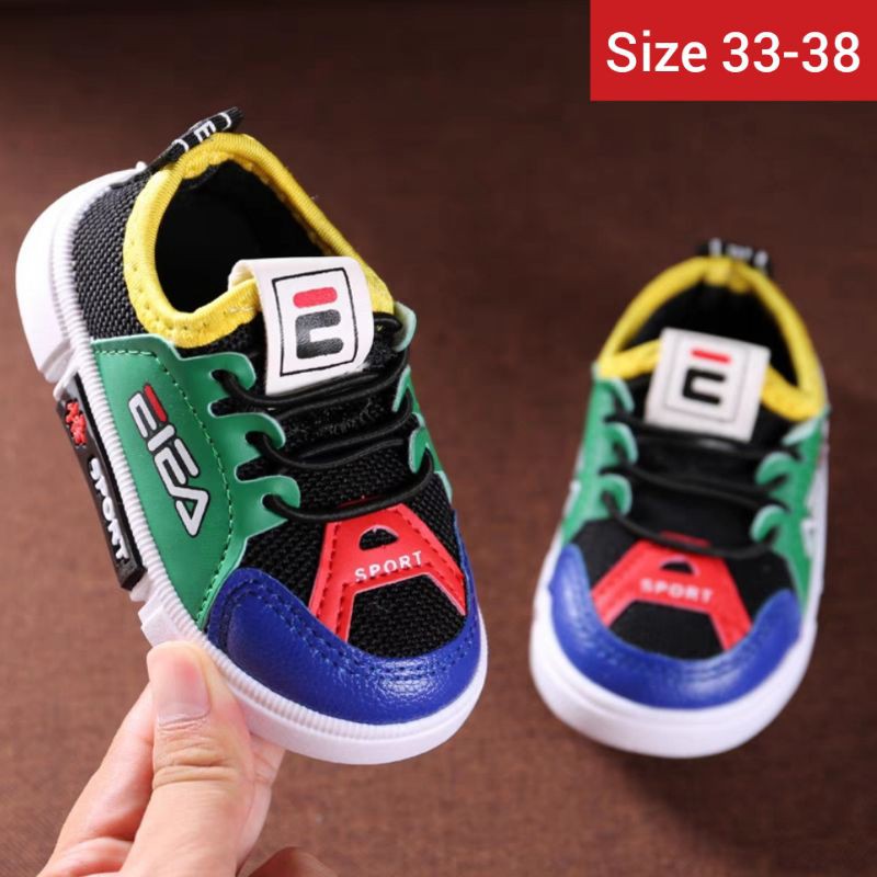 sepatu anak slip on import sepatu anak cowok sepatu anak laki laki EIEA