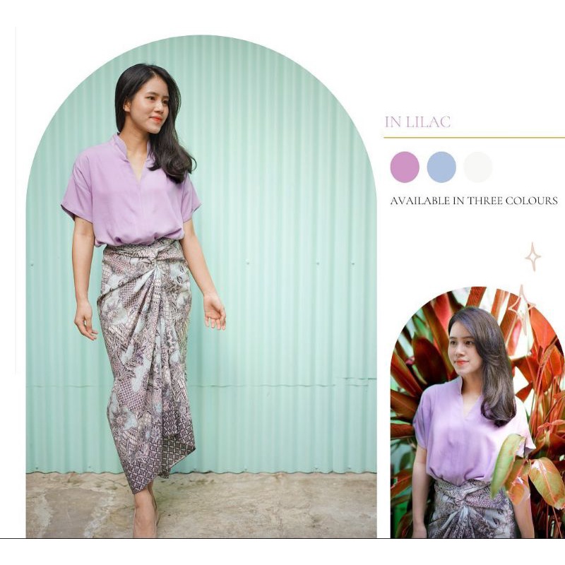 Rok Kebaya - Rok lilit batik - kain lilit - rok batik modern - rok lilit grey - batik couple - set couple - rok batik - terbaru mewah