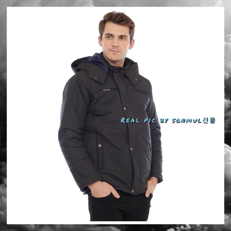 MAN WINTER PADDING WINDPROOF JACKET COAT JAKET GUNUNG PRIA MUSIM DINGIN