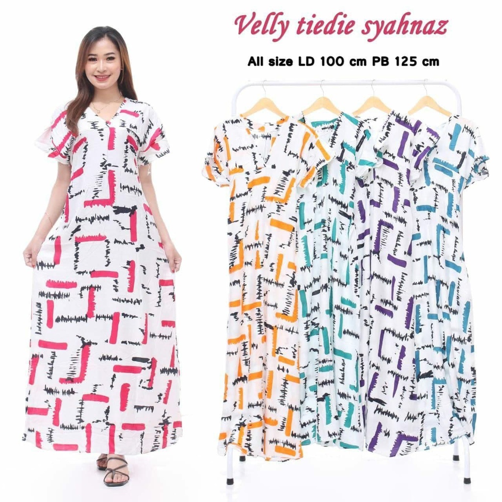 DASTER PANJANG LONG VELLY MOTIF BATIK ANDINI, SYAHNAS, NAFISA, SABRINA, NAGITA, CINCIN, ANJANI, MAYR