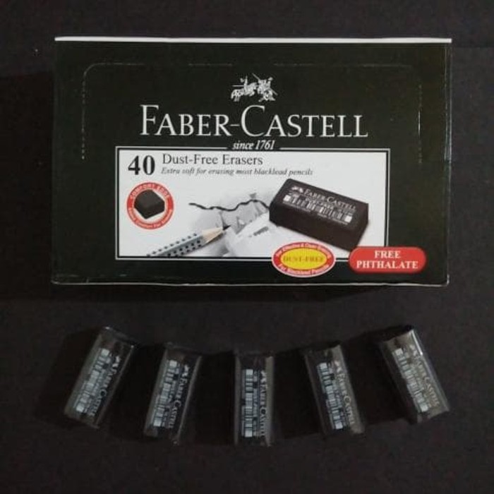 Penghapus Stip Faber Castell Kecil Hitam