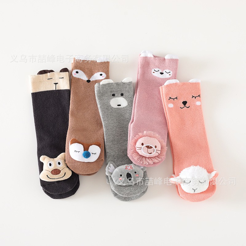 BABY STORE01 - JJB KAOS KAKI PANJANG BAYI MOTIF / KAOS KAKI ANAK PANJANG DENGAN BONEKA TIMBUL