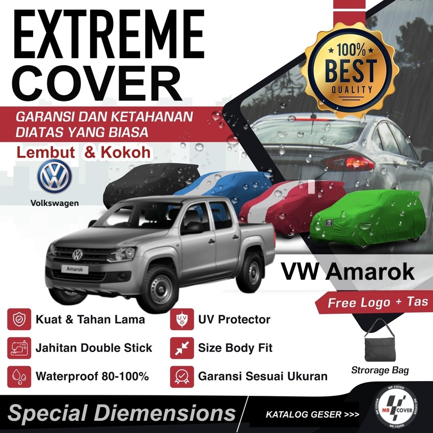 Body Cover Cover Mobil Sarung Mobil VW Amarok