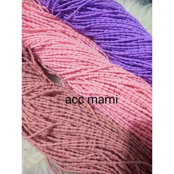 tali padi tali karet gembul tali ulir strap masker per meter