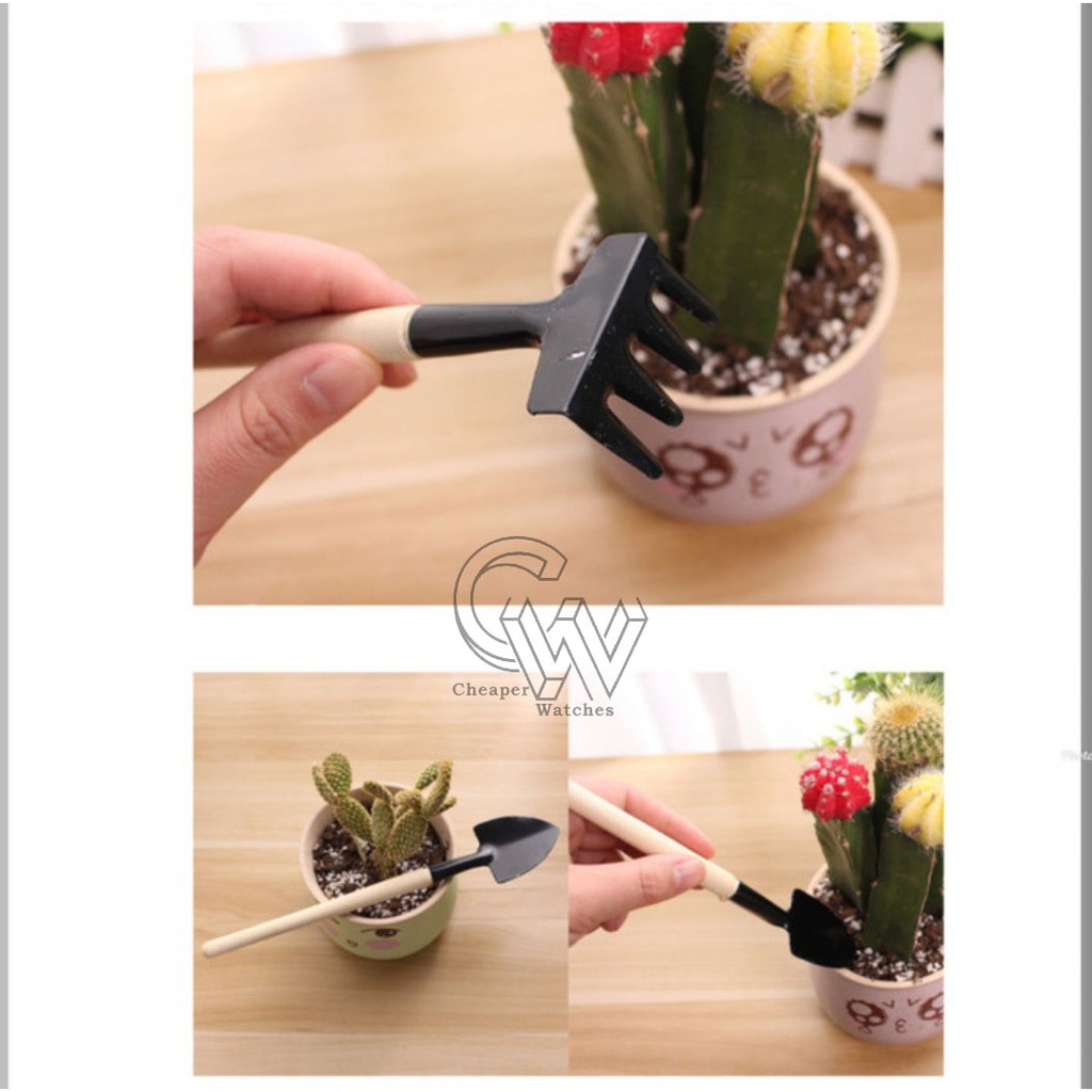 Cheaper-Sekop Garpu Cangkul Mini Set 3in1 Garden Tool Set Alat Scoop  Alat Berkebun Taman Tanaman