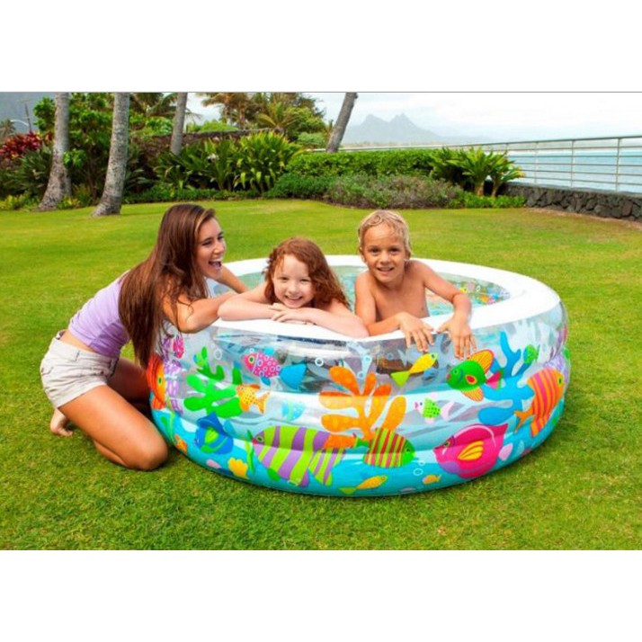 Intex Kolam Renang Anak Aquarium Pool 152 cm - Kolam Anak- Intex 58480