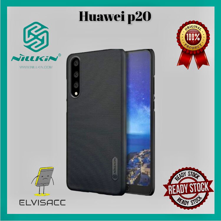 HUAWEI P20 NILLKIN HARDCASE FROSTED SHIELD ORIGINAL HARDCASE COLOR BLACK