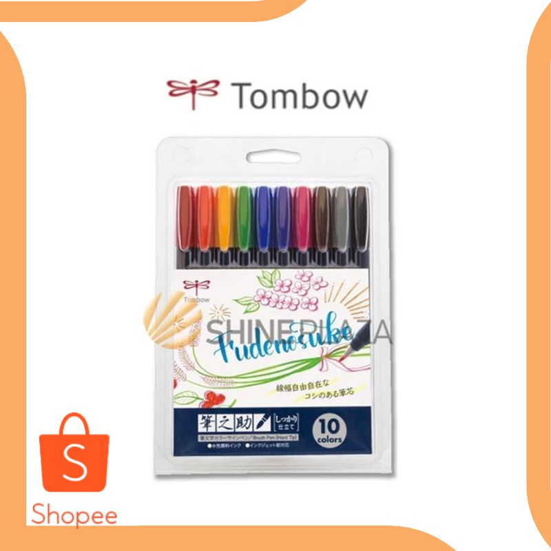 

Promo suku cadang Tombow Fudenosuke Brush Pen Hard Tip Set 10 - Art Marker Limited