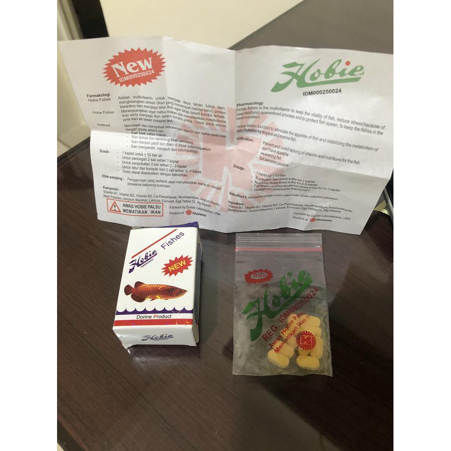 JUAL VITAMIN IKAN AROWANA ARWANA HOBIE - VITAMIN HOBIE ORIGINAL