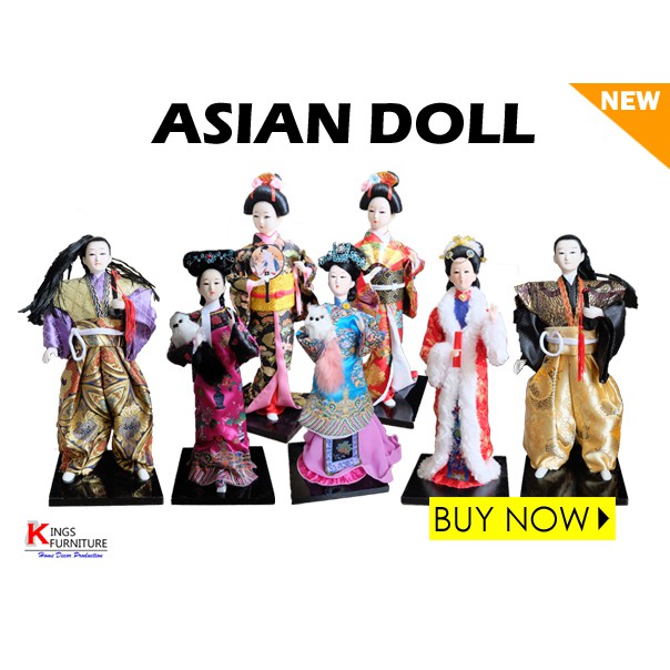 Boneka Putri/Pajangan Antik - Putri Jepang & China