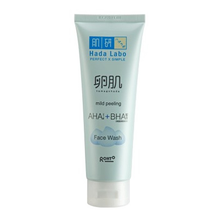 Hada Labo Tamagohada Mild Peeling Face Wash
