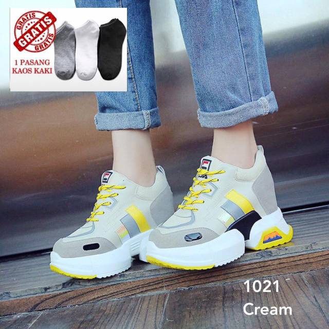 Sepatu Wedges wanita impor korea #1021