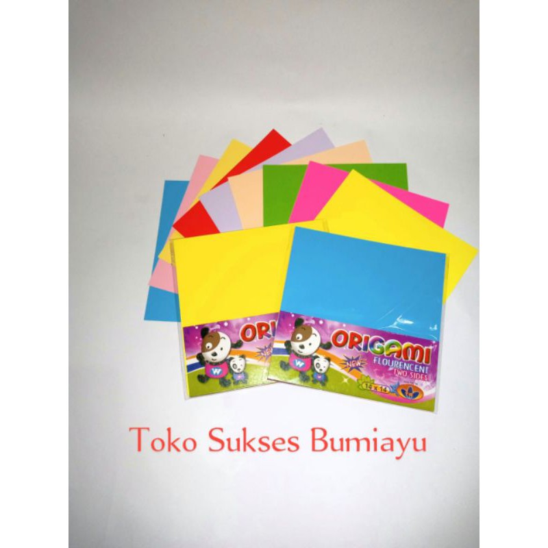 

kertas lipat origami ukuran 14x14 cm