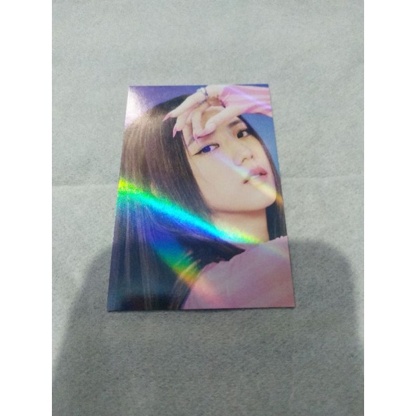 BLACKPINK - WITHDRAMA BENEFIT Hologram Photocard Jisoo Official