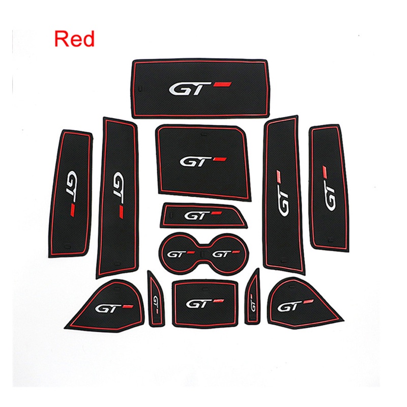 Pad Karet Anti Slip Untuk Dekorasi Interior Pintu Mobil Peugeot 307 308 2008 508 301 3008 5008 GT