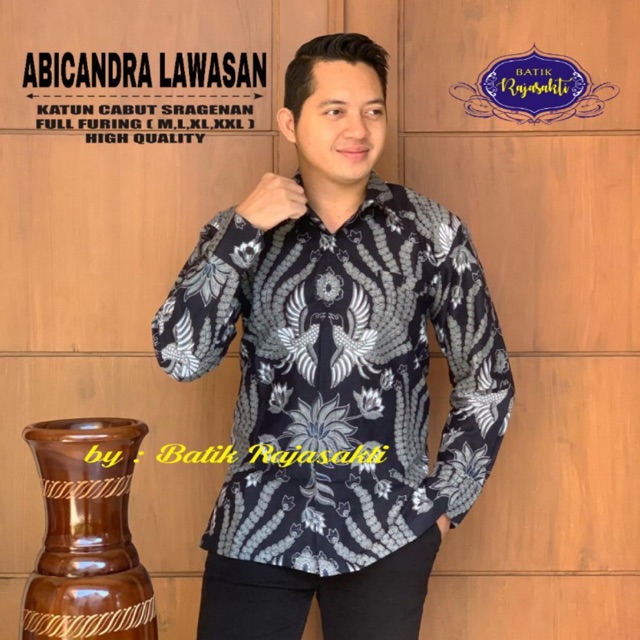 Batik ABICANDRA FULL FURING Katun Cabut Halus Sragenan Size M-XXL MURAH