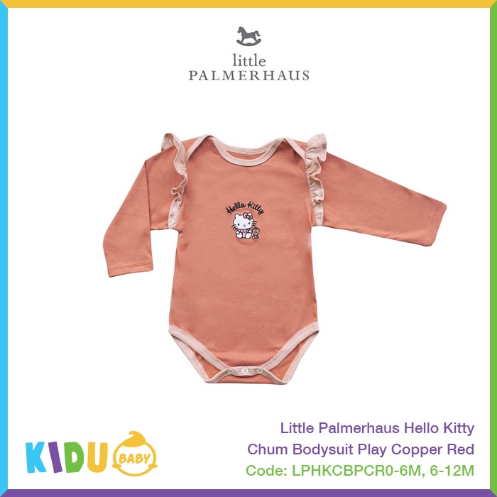 Little Palmerhaus Hello Kitty Chum Bodysuit Baju Bayi Anak Perempuan Kidu Baby